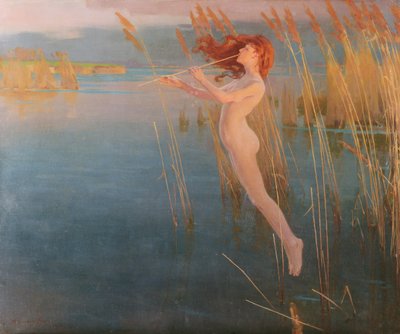 The Long Cry of the Reeds at Even, 1896 by Alexander Mann